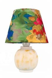 Opviq Lámpara de Mesa de Cerámica BK021 Multicolor